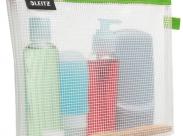Leitz Wow Bolsa Porta-Todo Resistente Al Agua - Tamaño 170X6X240Mm - Material Eva, Lavable Y Duradero - Cierre De Cremallera - Color Verde/Transparente