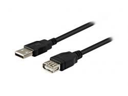Equip Cable Alargador USB-A Macho a USB-A Hembra 2.0 1.8m