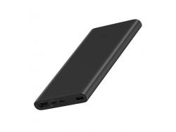 Xiaomi Mi 3 Bateria Externa/Power Bank 10000 mAh - QuickCharge 3.0 - Carga Rapida 18W - 2x USB-A , 1x USB-C, 1 x Micro USB - Color Negro