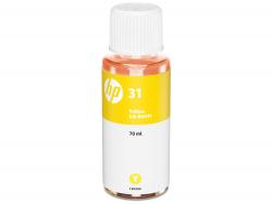 HP 31 Amarillo Botella de Tinta Original - 1VU28AE