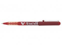 Pilot Boligrafo de Tinta Liquida V Ball 07 Rollerball - Punta de Bola Redonda 0.7mm - Trazo 0.5mm - Color Rojo