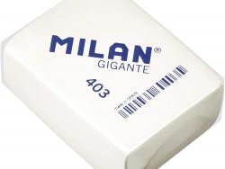 Milan 403 Goma de Borrar Gigante - Miga de Pan - Suave Caucho Sintetico - Color Blanco
