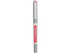 Uni-ball Roller Eye Fine Boligrafo de Tinta Liquida - Punta de Acero Inoxidable 0,7 mm - Trazo de 0,5 mm - Visor de Tinta - Clip Metalico - Color Rosa - Caja de 12 ud