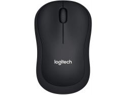 Logitech B220 Silent Raton Inalambrico USB 1000dpi - Silencioso - 3 Botones - Uso Ambidiestro - Color Negro