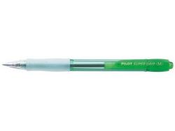 Pilot Boligrafo de Bola Retractil Super Grip Neon Colour - Recargable - Punta 1.0mm - Trazo 0.25mm - Tinta a Base de Aceite - Color Verde