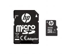HP mi210 Tarjeta Micro SDHC 32GB UHS-I U1 Clase 10 + Adaptador SD