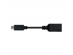 Nanocable Cable USB-C 3.1 Gen 1 5Gbps Macho a USB-A Hembra 15cm