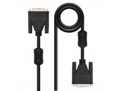 Nanocable Cable DVI 18+1 Macho a DVI 18+1 Macho 1.80m - Color Negro