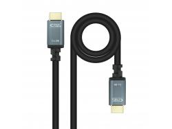 Nanocable Cable HDMI 2.1 IRIS 8K Macho a HDMI 2.1 IRIS 8K Macho 3m - Color Negro