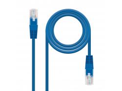 Nanocable Cable de Red Latiguillo RJ45 Cat.6 UTP AWG24 0.50m - Color Azul