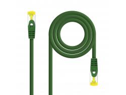 Nanocable Cable de Red Latiguillo RJ45 LSZH Cat.6a SFTP AWG26 1m - Color Verde
