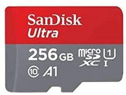 Sandisk Ultra Tarjeta Micro SDXC 256GB UHS-I U1 A1 Clase 10 120MB/s + Adaptador SD