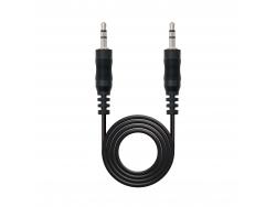 Nanocable Cable Audio Estereo Jack 3.5mm Macho a Jack 3.5mm Macho 5m - Color Negro