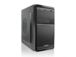 Tooq Caja Mini Torre Micro ATX - Fuente de Alimentacion 500W - 3x HDD3,5 + 1x SDD2,5 + 1x HDD5.25 - USB-2.0, USB 3.0, SD y Micro SD - Color Negro