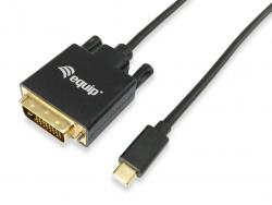 Equip Cable USB-C Macho a DVI-D de Doble Enlace Macho 1.80m