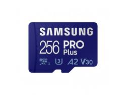 Samsung PRO Plus Tarjeta Micro SDXC 256GB UHS-I U3 Clase 10 con Adaptador
