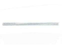 GBC Caja de 100 Espirales de Encuadernacion Metalicos 5:1 de 24mm - Color Blanco