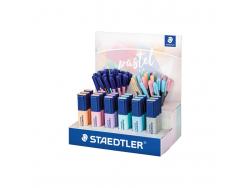Staedtler Expositor con 78 Rotuladores Pastel - Modelos Textsurfer Classic, Triplus, Triplus Fineliner - Colores Surtidos