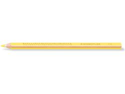 Staedtler Jumbo Noris 128 Lapiz Triangular de Color - Mina de 4mm - Resistencia a la Rotura - Diseño Ergonomico - Color Amarillo