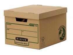 Fellowes Bankers Box Earth Gran Contenedor de Archivos - Montaje Manual - Carton Reciclado Certificacion FSC - Color Marron