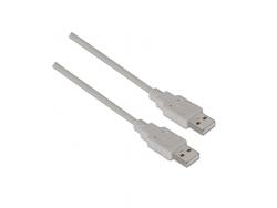 Aisens Cable USB 2.0 - Tipo A Macho a A Macho - 1.0m - Color Beige