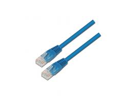Aisens Cable de Red Latiguillo RJ45 Cat.5e UTP AWG24 - 1.0m - 10/100 Mbit/s - Color Azul