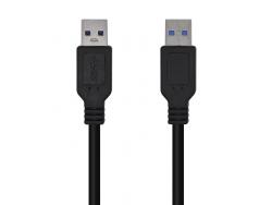 Aisens Cable USB 3.0 - Tipo A/M-A/M - 1.0M - Color Negro