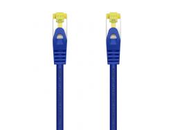Aisens Cable de Red Latiguillo RJ45 LSZH Cat.7 600 MHz S/FTP PIMF AWG26 - 0.5M - Color Azul