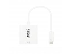 Nanocable Conversor USB-C A HDMI 4K - 15 CM - Color Blanco