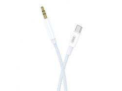 XO Cable Trenzado USB-C Macho a Mini Jack 3.5mm Macho - Longitud 1m