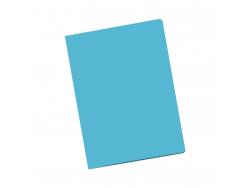 Dohe Pack de 50 Subcarpetas de Cartulina - Tamaño Folio - Ranura para Fastener - Color Azul Claro