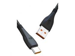 XO Cable NB185 Carga Rapida USB - Tipo C - 6A - 1m - Color Negro