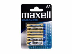 Maxell Pack de 4 Pilas Alcalinas LR06 AA 1.5V