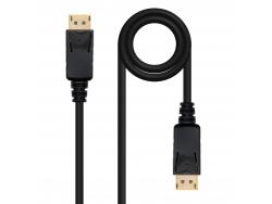 Nanocable Cable Displayport - DP/M-DP/M - 0.5m - Color Negro
