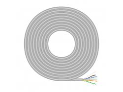 Aisens Cable de Red RJ45 Cat.6 UTP Rigido AWG23 CCA (Aleacion) - 100m - Color Gris