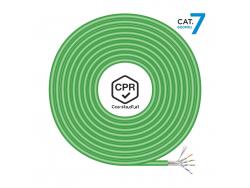 Aisens Cable de Red RJ45 LSZH CPR Cca CAT.7 600 MHZ S/FTP AWG23 - 305M - Color Verde