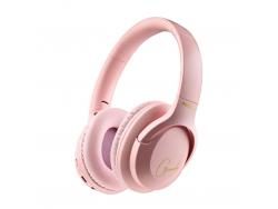 NGS Artica Greed Auriculares Bluetooth 5.1 con Microfono - Diadema Ajustable - Almohadillas Acolchadas - Autonomia hasta 46h - Manos Libres - Color Rosa
