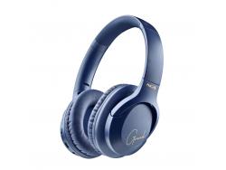 NGS Artica Greed Auriculares Bluetooth 5.1 con Microfono - Diadema Ajustable - Almohadillas Acolchadas - Autonomia hasta 46h - Manos Libres - Color Azul