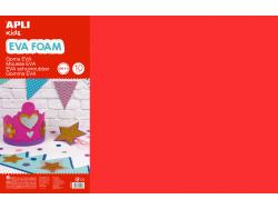 Apli Goma Eva Multicolor 600x400 - 10 Hojas de Tamaño Grande y Flexible - Ideal para Manualidades y Proyectos Escolares