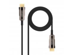 Nanocable Cable HDMI v2.0 AOC Macho a HDMI v2.0 Macho 10m - 4K@60Hz 18Gbps - Color Negro