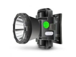 XO Foco LED Potente - Tamaño Optica de 46mm - Hasta 12 Horas de Luz Estroboscopica - Color Negro