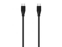 Aisens Cable USB 3.2 GEN2X2 20GBPS 8K@30Hz 5A 100W E-Marker - Tipo USB-C/M-USB-C/M - 0.6m - Color Negro