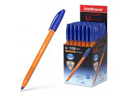 Erichkrause Boligrafo U-108 Naranja Stick - Ultra Glide Technology - Tinta Azul
