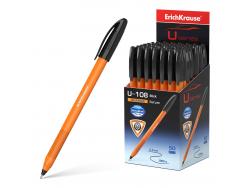 Erichkrause Boligrafo U-108 Naranja Stick - Ultra Glide Technology - Tinta Color Negro