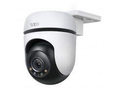 TP-Link Tapo C510W Camara de Seguridad Intekigente 2K WiFi - Apta para Exterior - Vision Panoramica 360º - Vision Nocturna a Color - Deteccion Multiple - Alarma de Luz y Sonido Personalizable