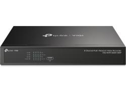 TP-Link VIGI NVR1008H-8P Grabador de Video en Red PoE+ de 8 Canales - Video H.265+ - Grabacion Continua 24/7 - Audio Bidireccional