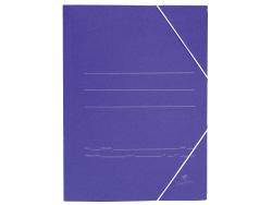 Mariola Carpeta de Carton Sencilla Folio 500gr/m2 - Medidas 34x25x1cm - Cierre con Goma Elastica - Color Azul mate