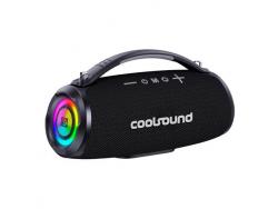 Coolsound Altavoz Bluetooth Beach Boom 40W - Asa de Transporte - Efecto Luces LED - Color Negro
