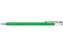 Pentel Mattehop Boligrafo de Bola - Punta 1mm - Trazo 0.5mm - Tinta de Gel Opaca - Fabricado con 55% de Materiales Reciclados - Color Verde