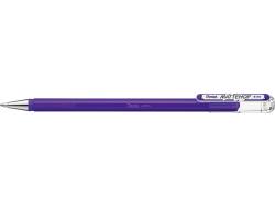 Pentel Mattehop Boligrafo de Bola - Punta 1mm - Trazo 0.5mm - Tinta de Gel Opaca - Fabricado con 55% de Materiales Reciclados - Color Violeta